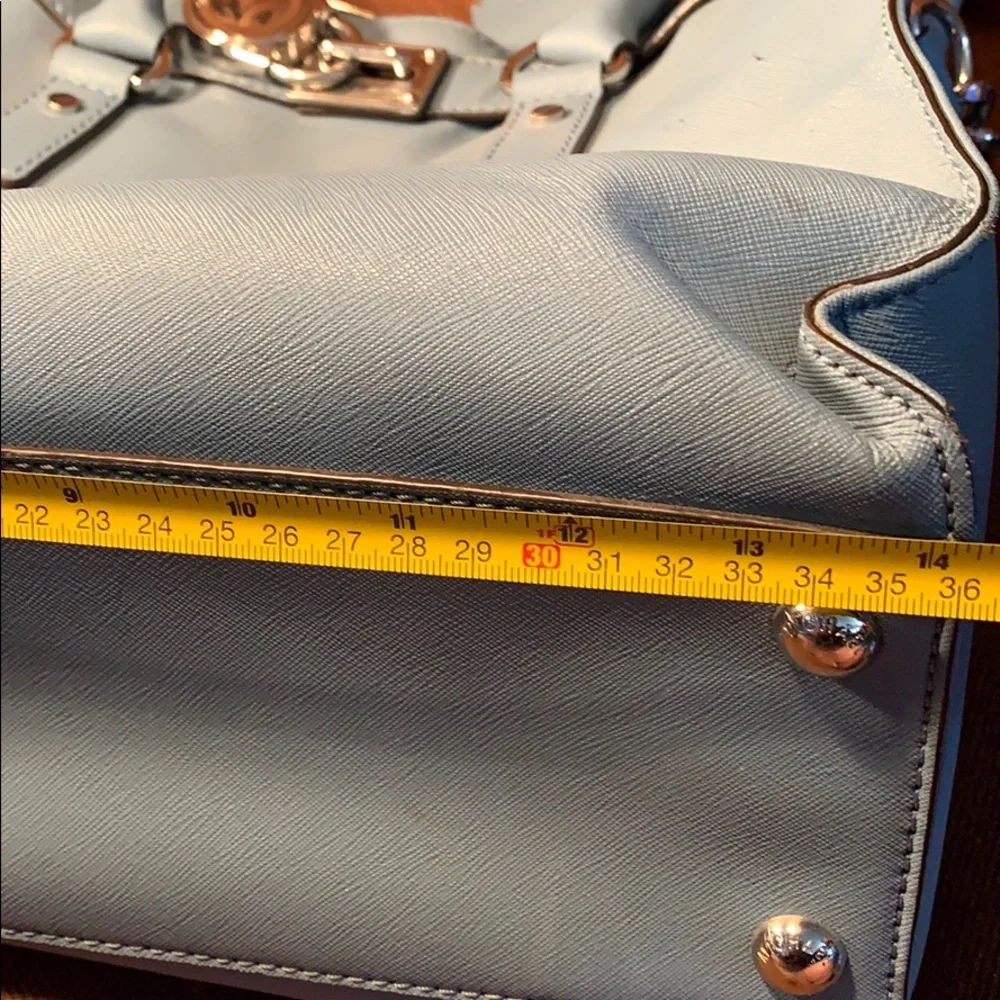 Michael Kors Hamilton Lock/key 18K tote/bag EC!